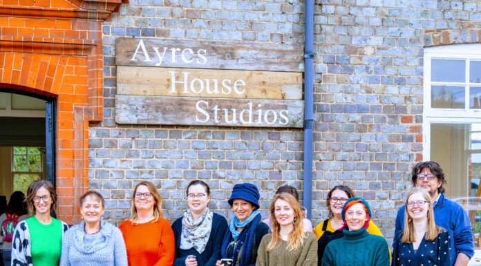 Ayres House Studios’ two week winter festival of art boasts virtual and real exhibitions, shop, podcasts and workshops “to give fantastic artists an outlet”