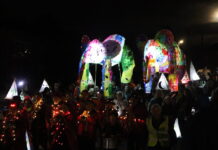 Oxford’s Christmas Light Festival boasts street parades, Breakfast with Santa, Victorian Market, Leys in Light, a Diwali procession and Christmas Light Bus!