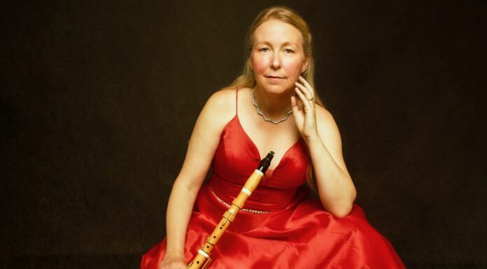 Katherine ‘Waffy’ Spencer and the new basset clarinet starring in Mozart’s World in Oxford at The Sheldonian with Orchestra Of The Age Of Enlightenment