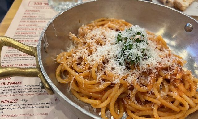 REVIEW: ‘Buon appetito!’ They should bottle and sell the tomato sauce at 100% Pasta in Gloucester Green…Oh they’re going to!