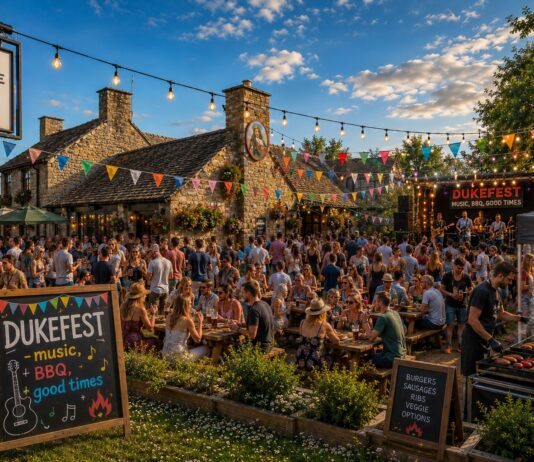 DUKEFEST – a top weekend of great food, five BBQ stations, live music and festival vibe at The Duke in Woodstock, headlined by The Inflatables!